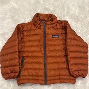 Patagonia Orange Puffer Jacket